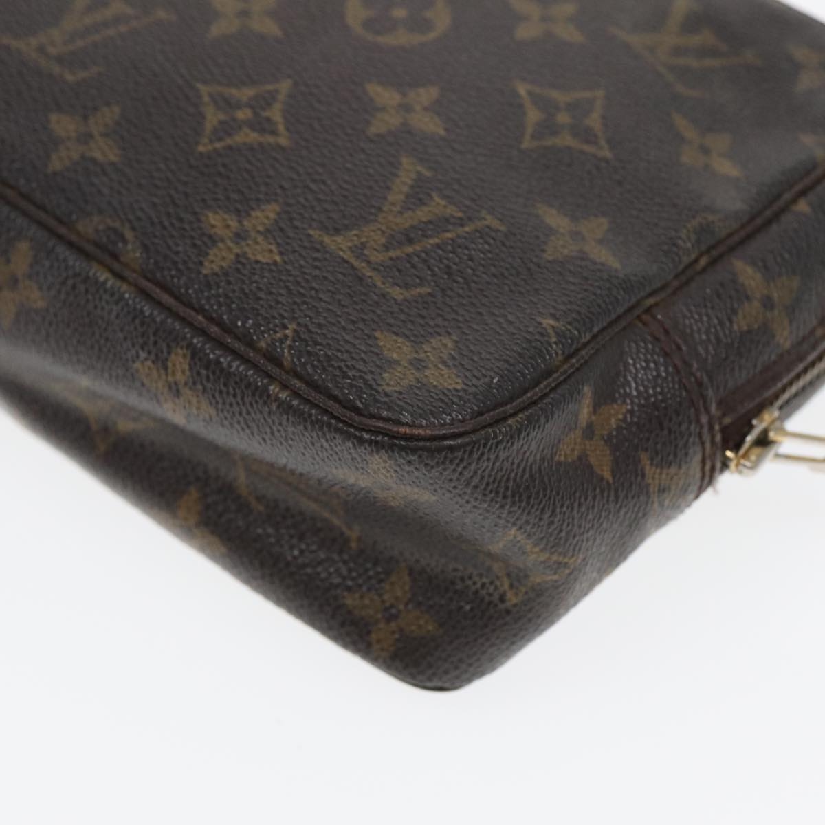 LOUIS VUITTON Monogram Trousse Toilette 23 Clutch Bag M47524 LV Auth 83780