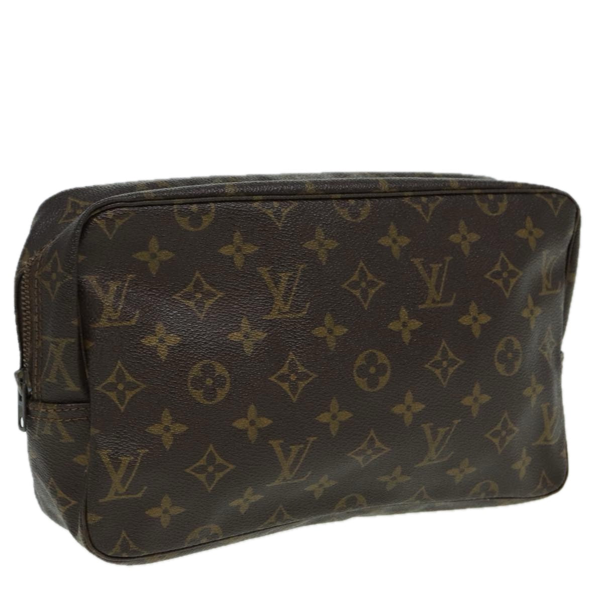 LOUIS VUITTON Monogram Trousse Toilette 28 Clutch Bag M47522 LV Auth 83781