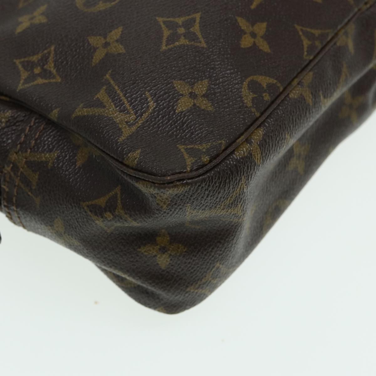 LOUIS VUITTON Monogram Trousse Toilette 28 Clutch Bag M47522 LV Auth 83781