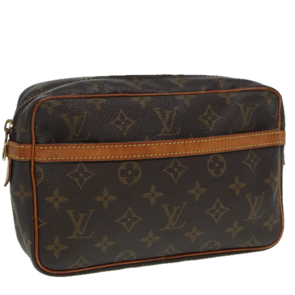 LOUIS VUITTON Monogram Compiegne 23 Clutch Bag M51847 LV Auth 83782