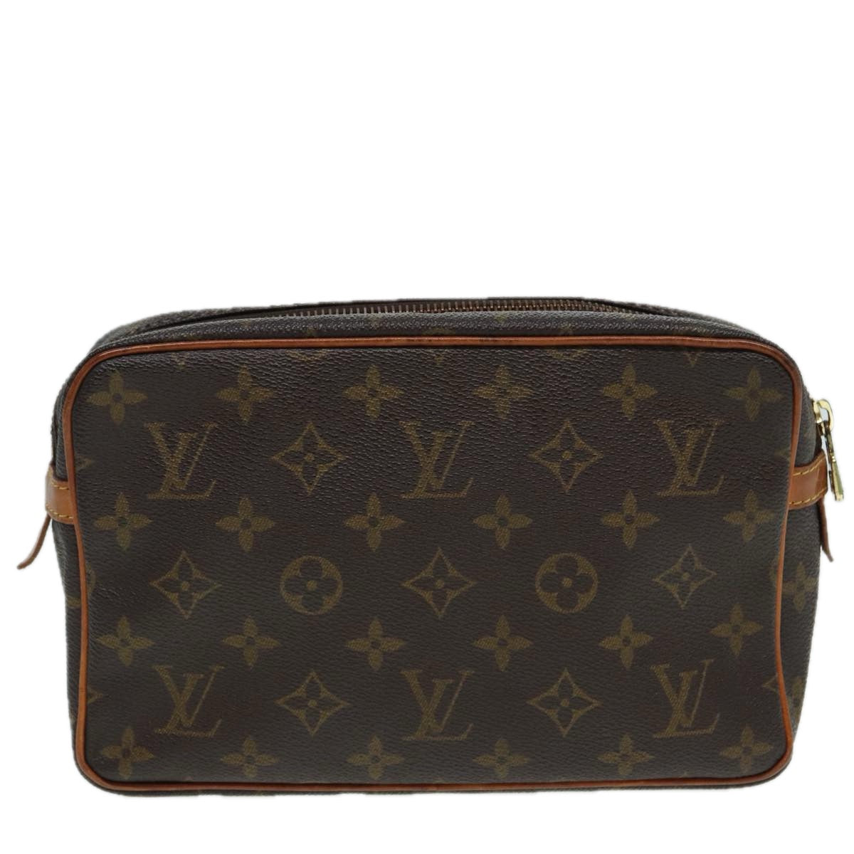 LOUIS VUITTON Monogram Compiegne 23 Clutch Bag M51847 LV Auth 83782