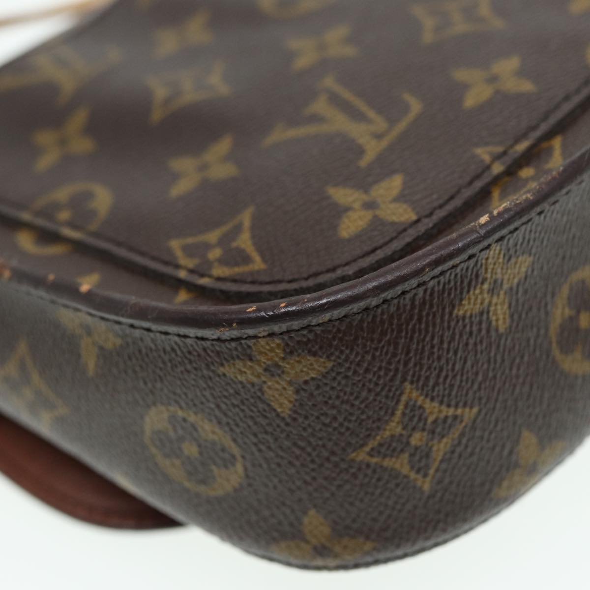 LOUIS VUITTON Monogram Saint Cloud MM Shoulder Bag M51243 LV Auth 83784