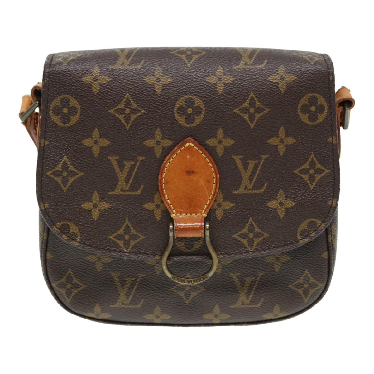 LOUIS VUITTON Monogram Saint Cloud MM Shoulder Bag M51243 LV Auth 83784