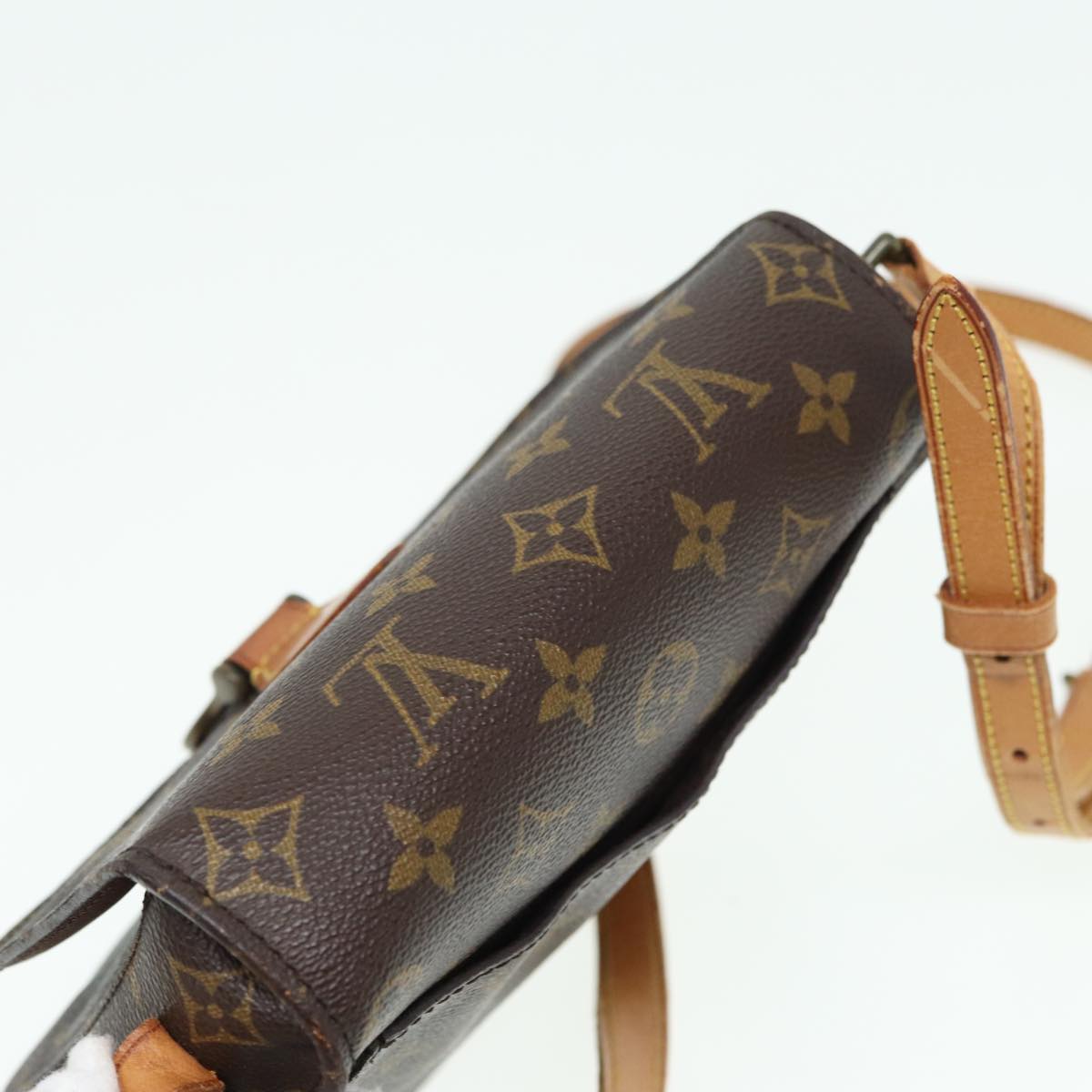 LOUIS VUITTON Monogram Saint Cloud MM Shoulder Bag M51243 LV Auth 83784