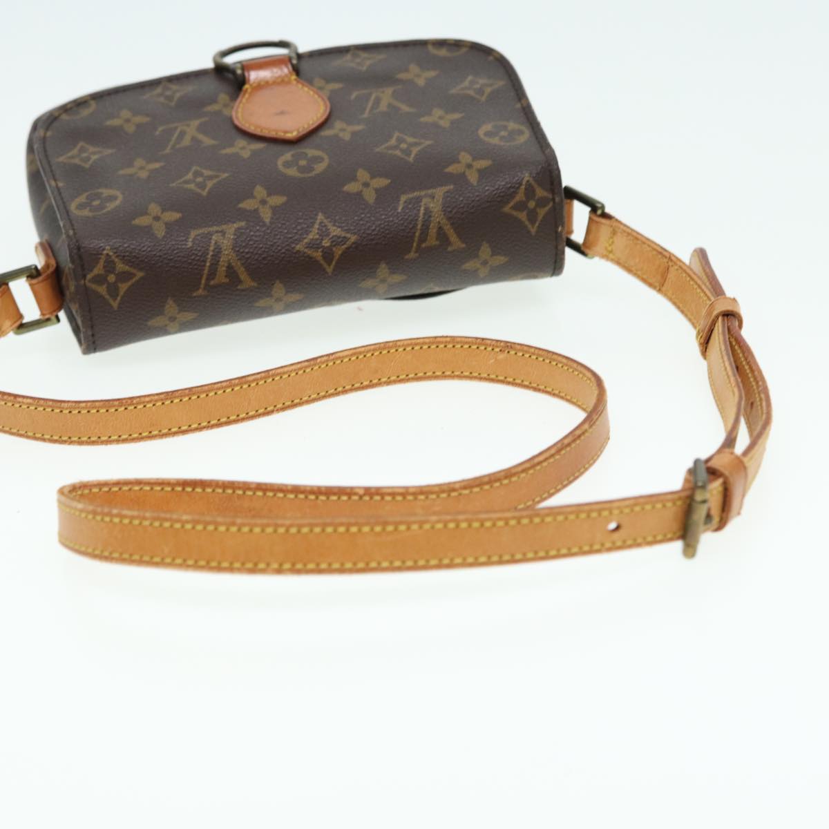 LOUIS VUITTON Monogram Saint Cloud MM Shoulder Bag M51243 LV Auth 83784