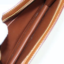 LOUIS VUITTON Epi Pochette Homme Clutch Bag Brown Zipang gold M52528 Auth 83787-10