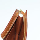 LOUIS VUITTON Epi Pochette Homme Clutch Bag Brown Zipang gold M52528 Auth 83787-19