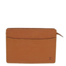 LOUIS VUITTON Epi Pochette Homme Clutch Bag Brown Zipang gold M52528 Auth 83787-13