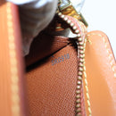 LOUIS VUITTON Epi Pochette Homme Clutch Bag Brown Zipang gold M52528 Auth 83787-12