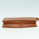 LOUIS VUITTON Epi Pochette Homme Clutch Bag Brown Zipang gold M52528 Auth 83787-6