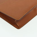 LOUIS VUITTON Epi Pochette Homme Clutch Bag Brown Zipang gold M52528 Auth 83787-14