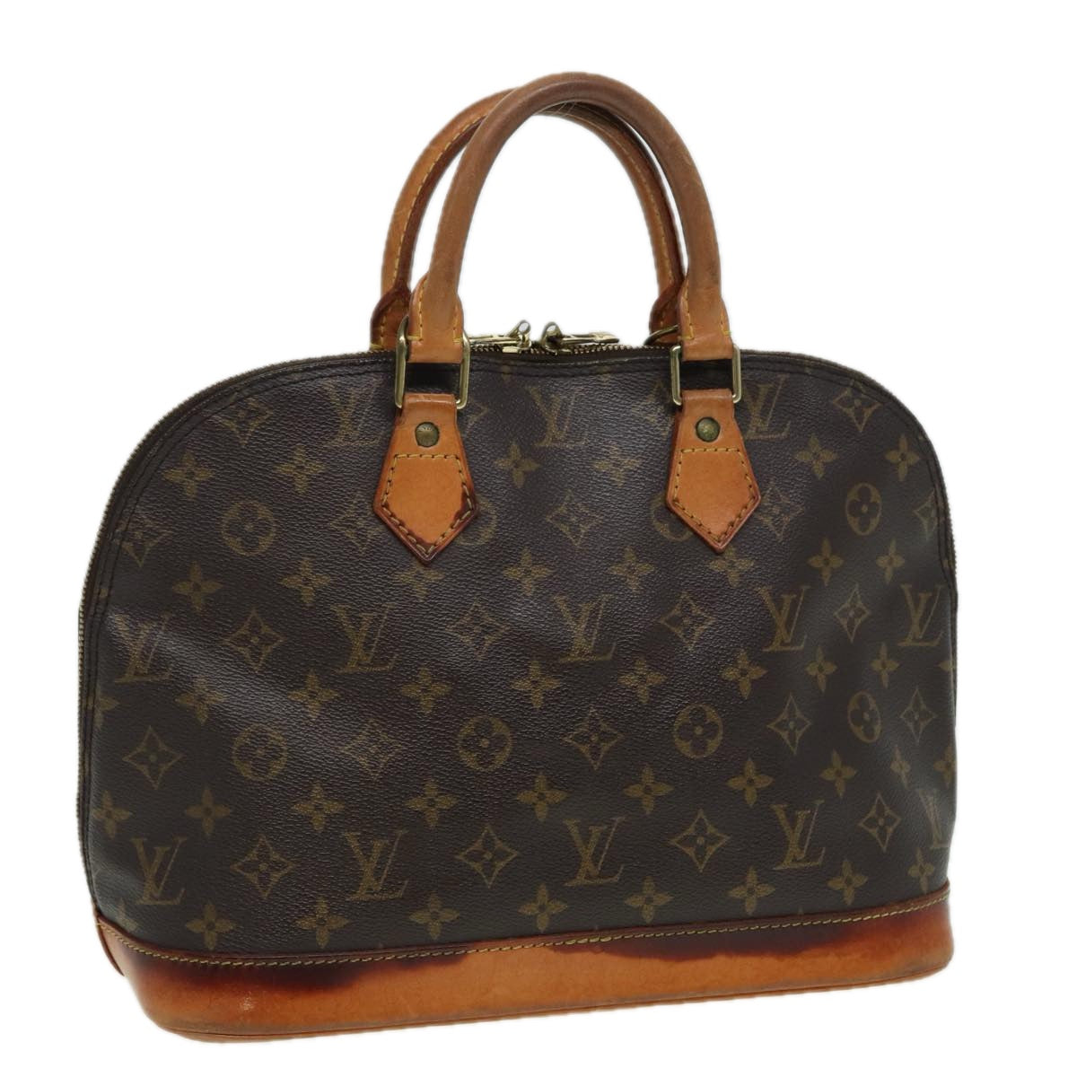 LOUIS VUITTON Monogram Alma Hand Bag M51130 LV Auth 83788