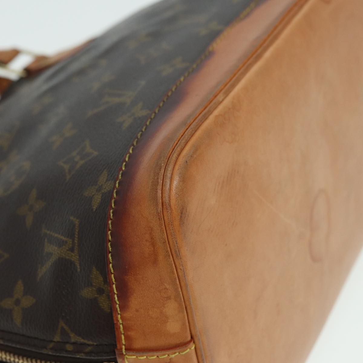 LOUIS VUITTON Monogram Alma Hand Bag M51130 LV Auth 83788