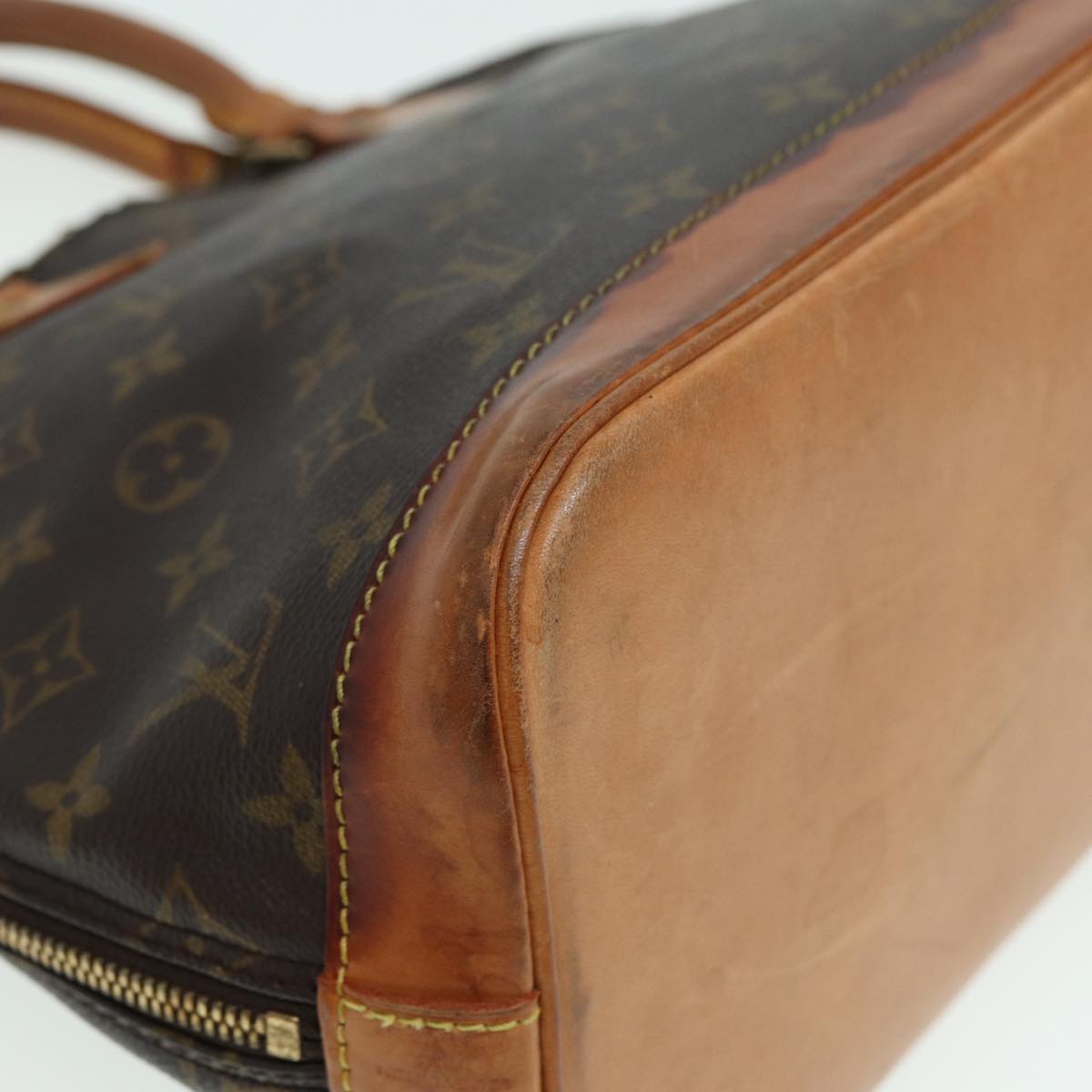 LOUIS VUITTON Monogram Alma Hand Bag M51130 LV Auth 83788