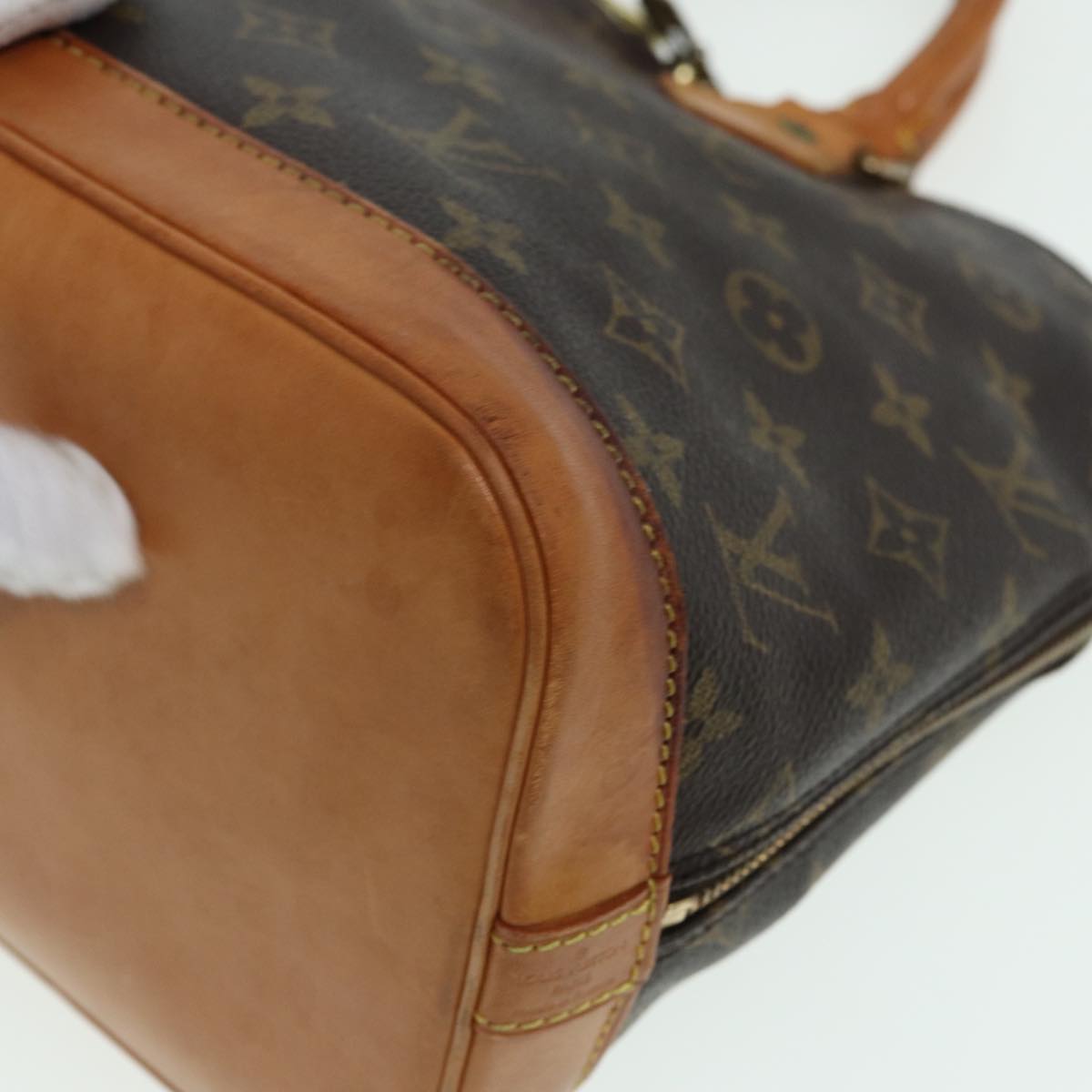 LOUIS VUITTON Monogram Alma Hand Bag M51130 LV Auth 83789