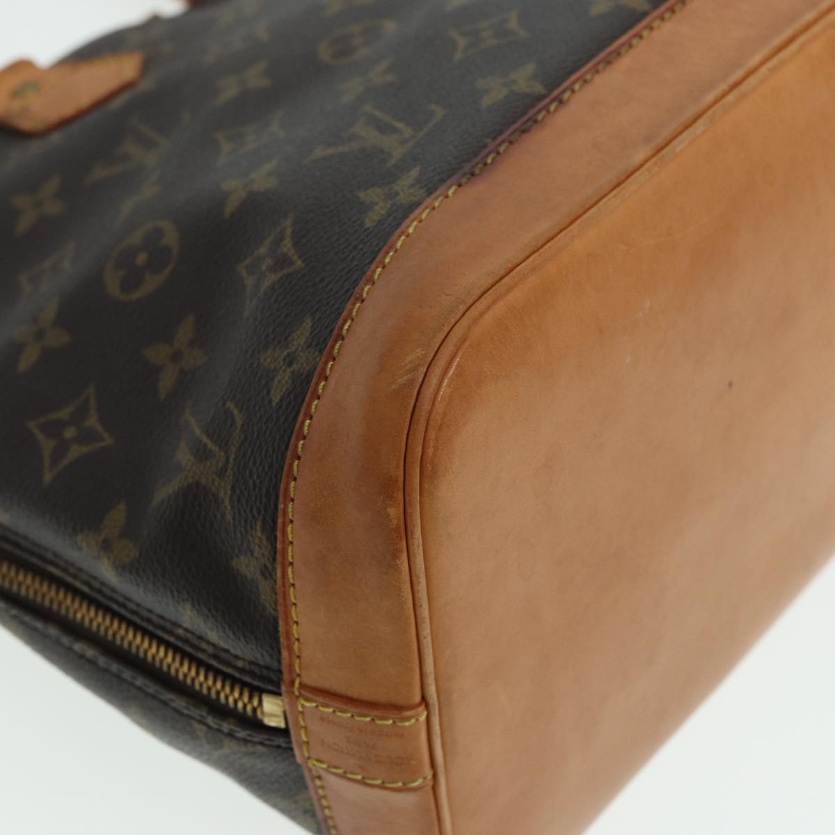 LOUIS VUITTON Monogram Alma Hand Bag M51130 LV Auth 83789