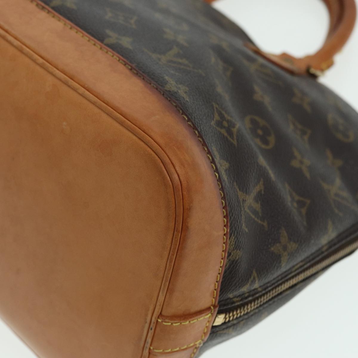 LOUIS VUITTON Monogram Alma Hand Bag M51130 LV Auth 83789