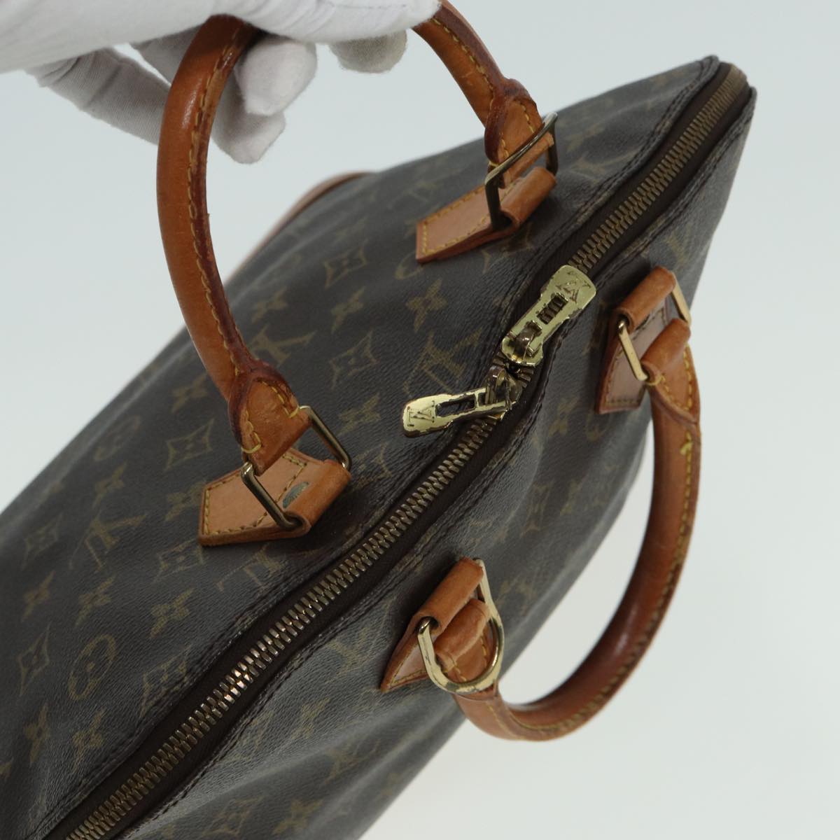 LOUIS VUITTON Monogram Alma Hand Bag M51130 LV Auth 83789