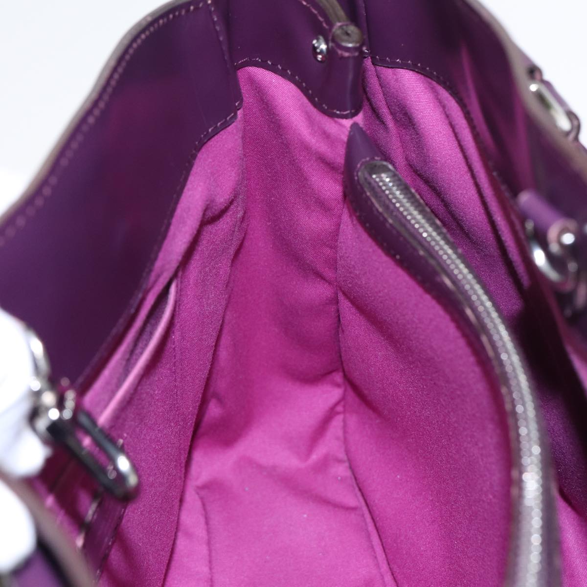 LOUIS VUITTON Epi Passy PM Hand Bag Purple Cassis M5926K LV Auth 83792