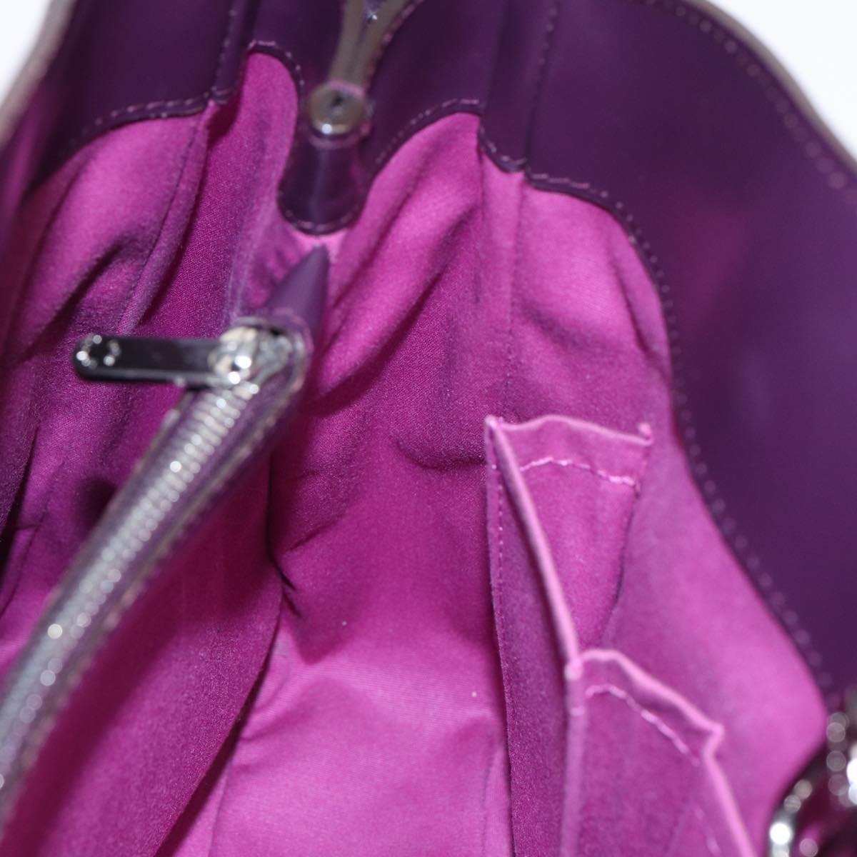 LOUIS VUITTON Epi Passy PM Hand Bag Purple Cassis M5926K LV Auth 83792