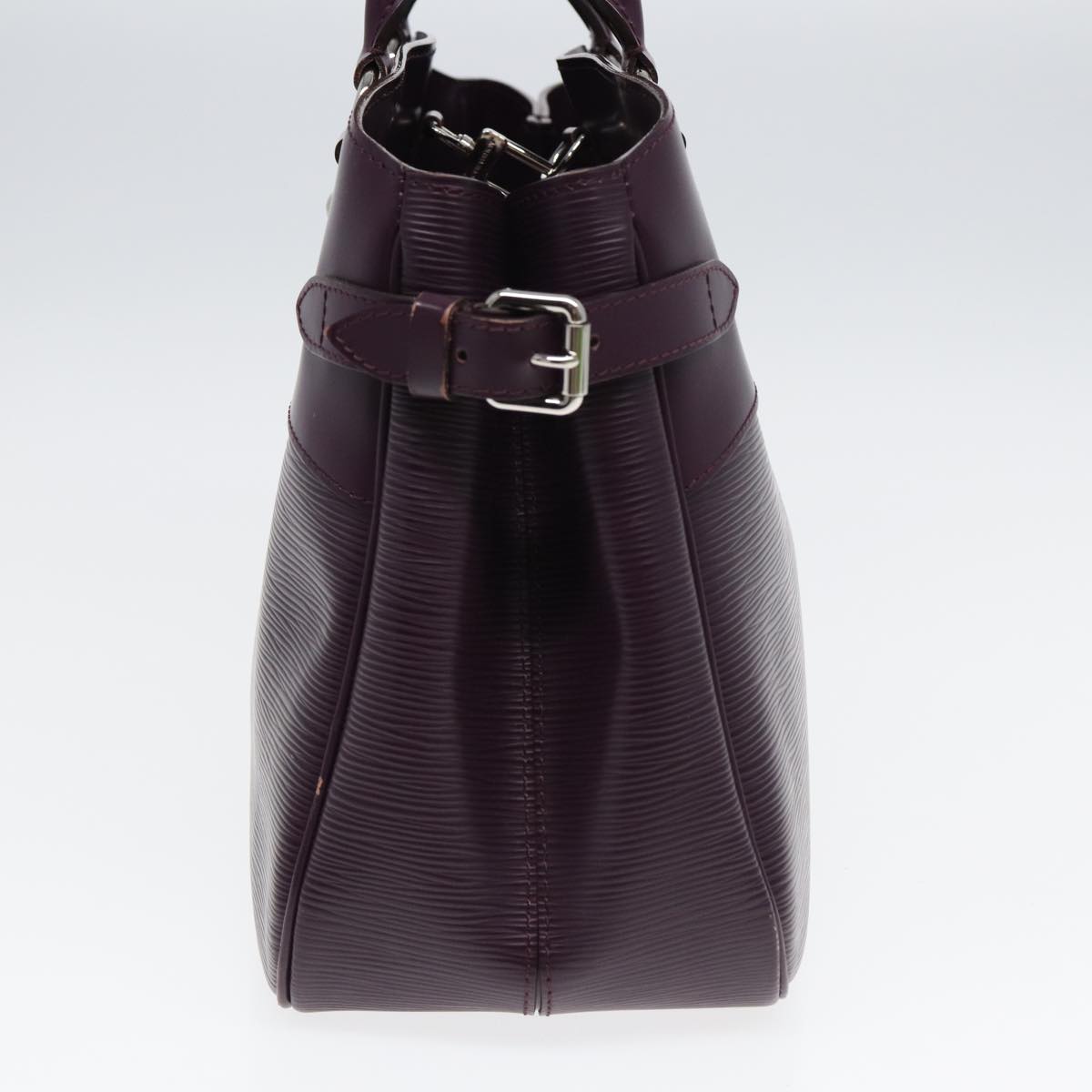 LOUIS VUITTON Epi Passy PM Hand Bag Purple Cassis M5926K LV Auth 83792