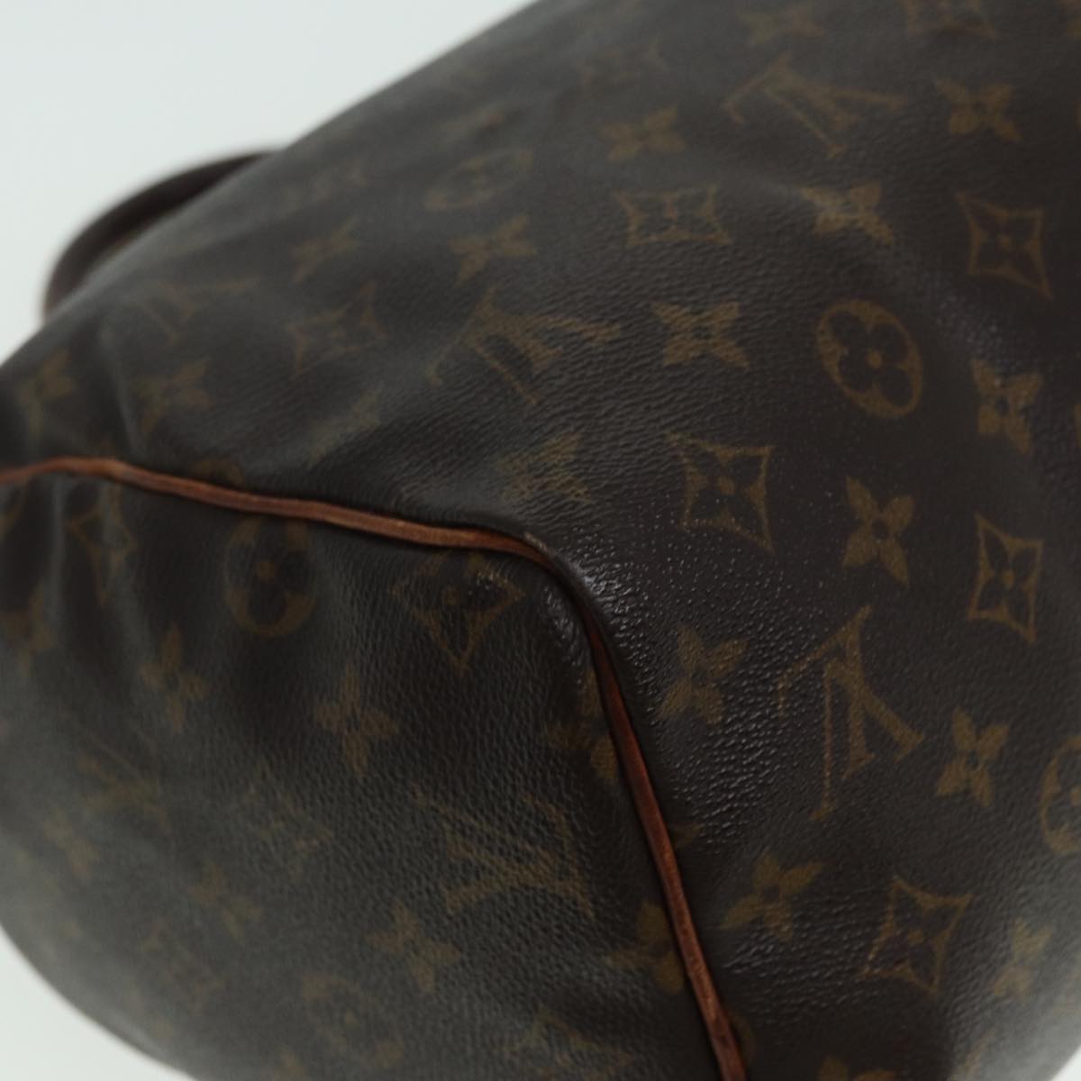 LOUIS VUITTON Monogram Speedy 30 Hand Bag M41526 LV Auth 83798