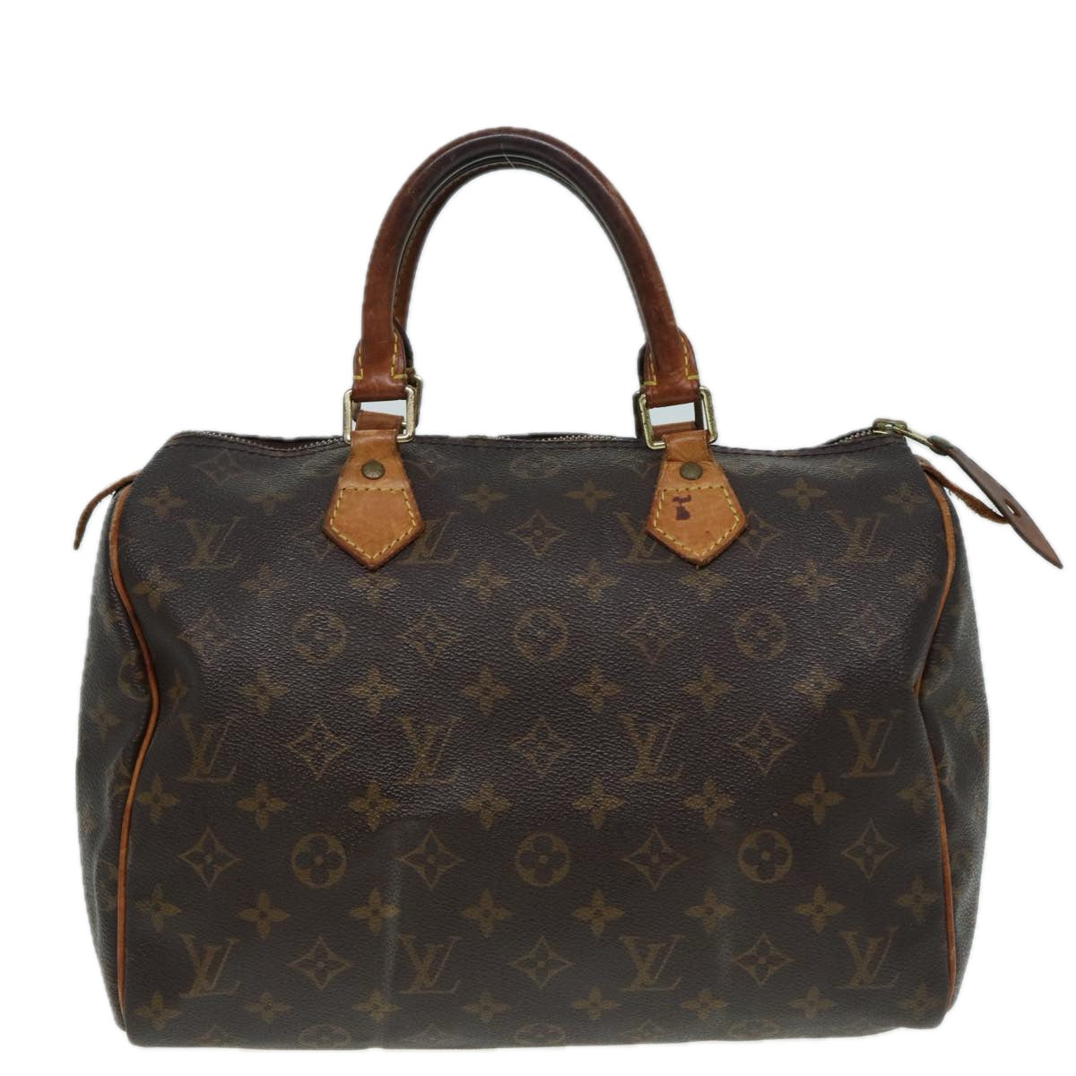 LOUIS VUITTON Monogram Speedy 30 Hand Bag M41526 LV Auth 83798