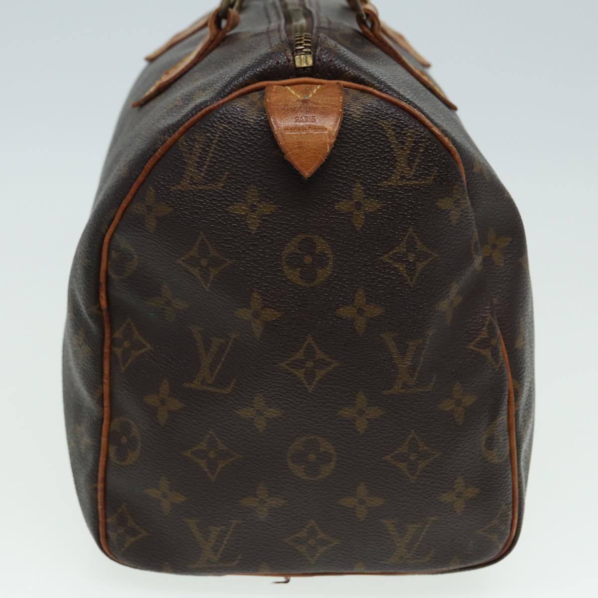 LOUIS VUITTON Monogram Speedy 30 Hand Bag M41526 LV Auth 83798