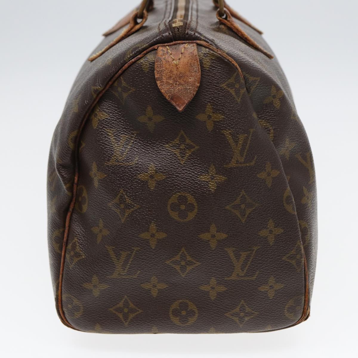 LOUIS VUITTON Monogram Speedy 30 Hand Bag M41526 LV Auth 83800