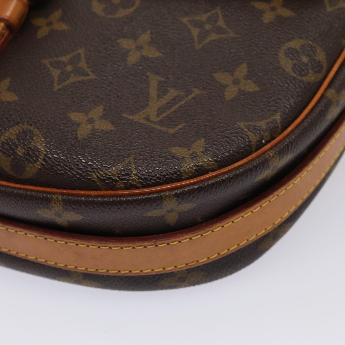 LOUIS VUITTON Monogram Jeune Fille GM Shoulder Bag M51225 LV Auth 83822