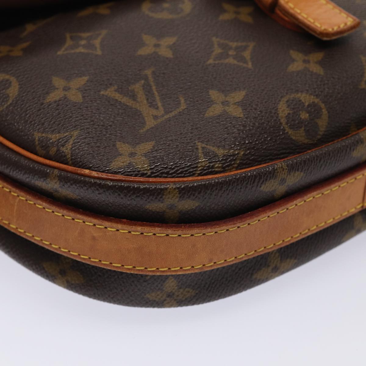 LOUIS VUITTON Monogram Jeune Fille GM Shoulder Bag M51225 LV Auth 83822