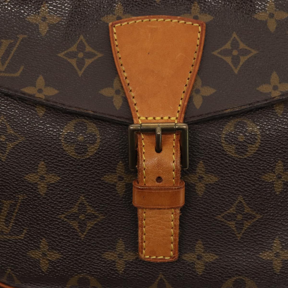 LOUIS VUITTON Monogram Jeune Fille GM Shoulder Bag M51225 LV Auth 83822