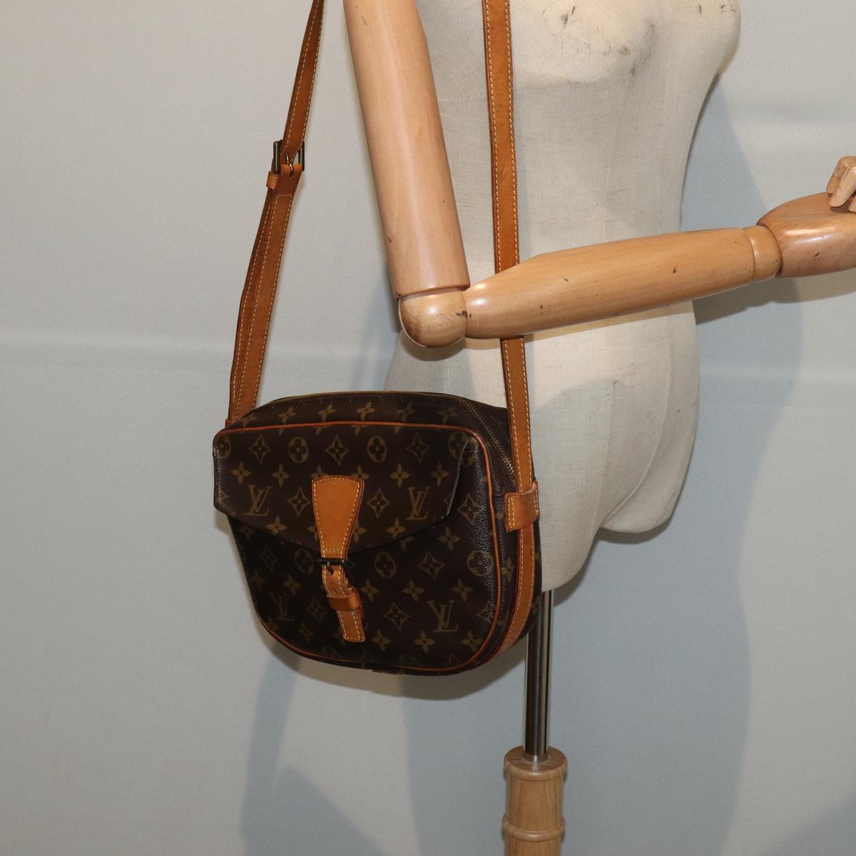 LOUIS VUITTON Monogram Jeune Fille GM Shoulder Bag M51225 LV Auth 83822