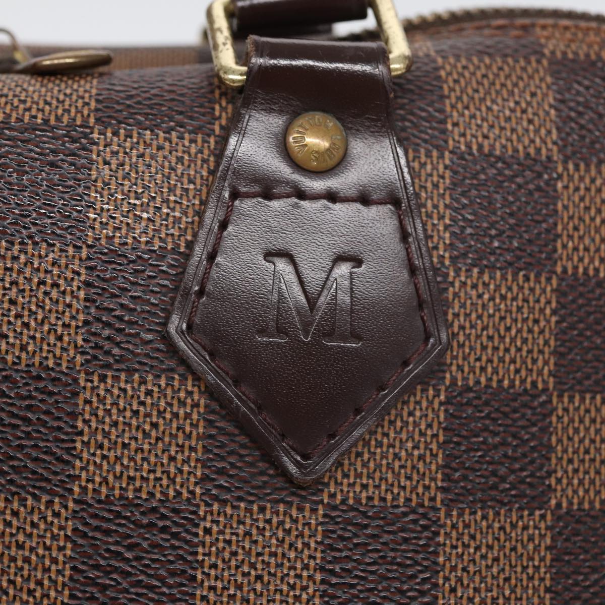 LOUIS VUITTON Damier Ebene Alma Hand Bag N51131 LV Auth 83830