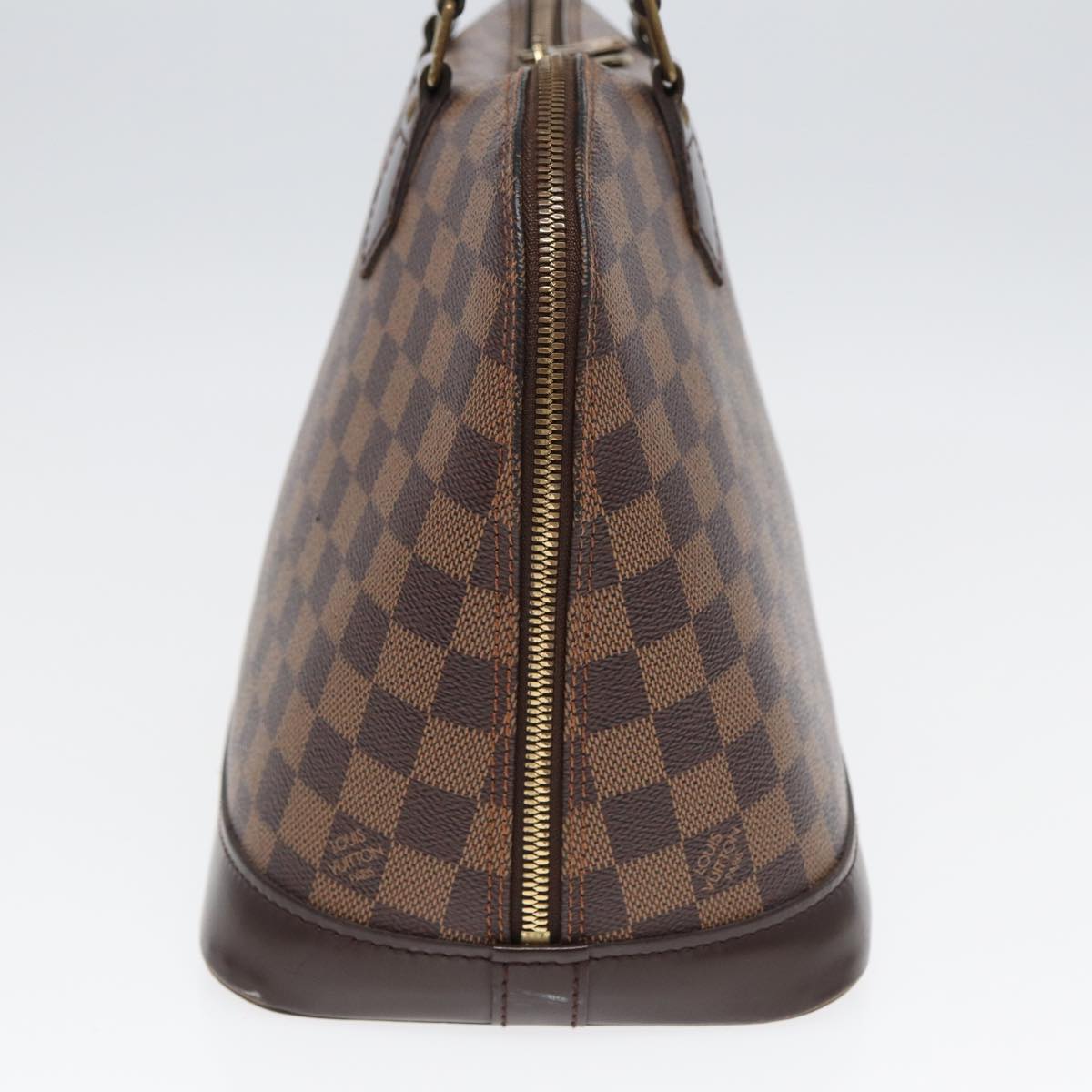 LOUIS VUITTON Damier Ebene Alma Hand Bag N51131 LV Auth 83830