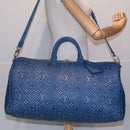 LOUIS VUITTON Monogram Cowhide Keepall Bandouliere 50 Bag M21375 LV Auth 83834S-31