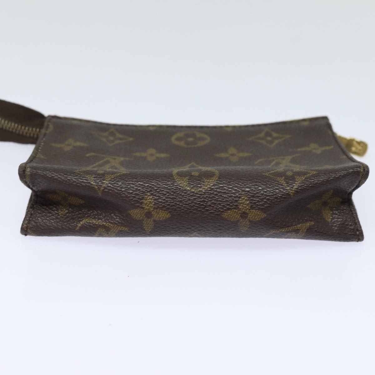 LOUIS VUITTON Monogram Poche Toilette 15 Pouch M47546 LV Auth 83844