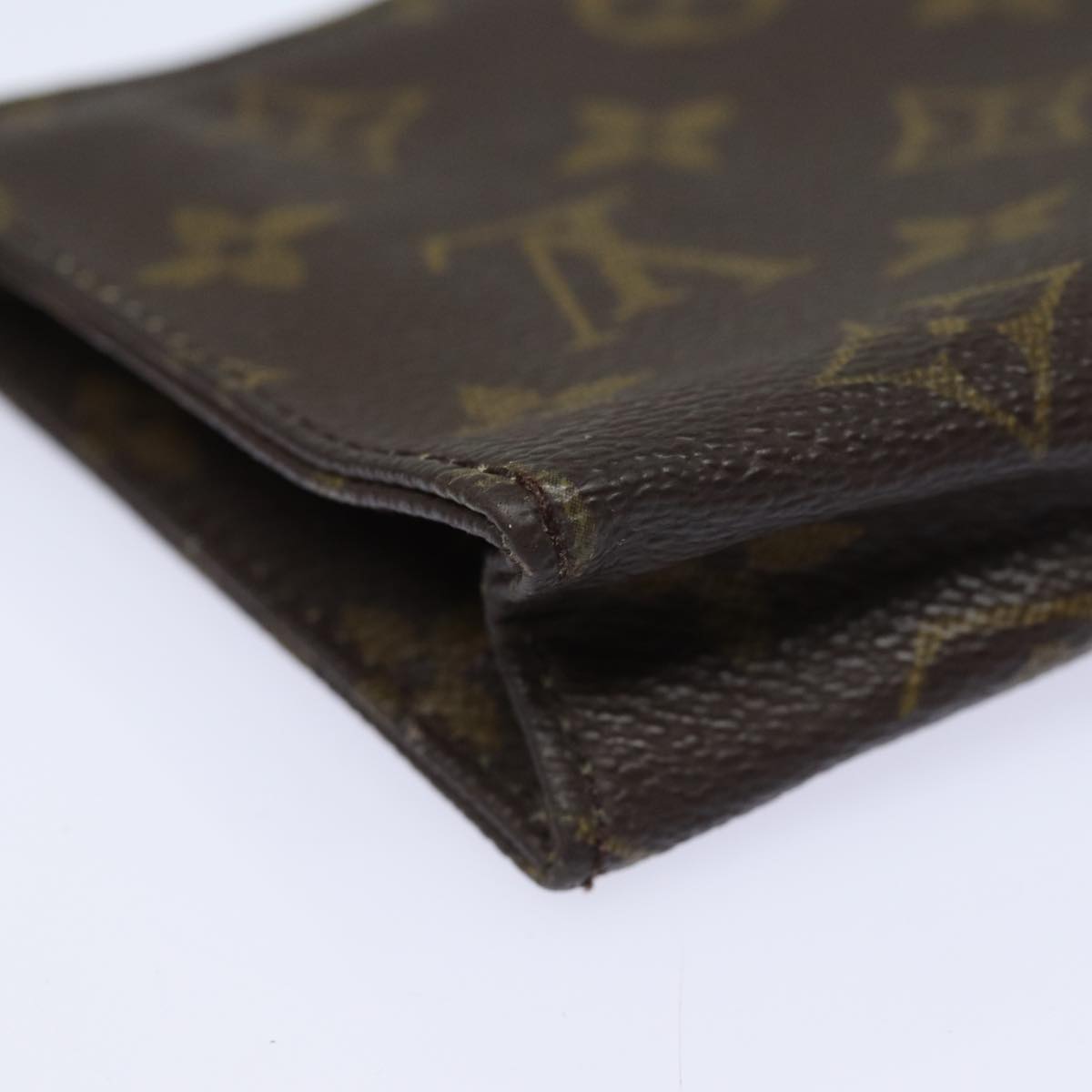 LOUIS VUITTON Monogram Poche Toilette 15 Pouch M47546 LV Auth 83844