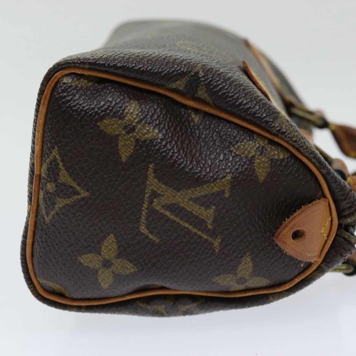 LOUIS VUITTON Monogram Mini Speedy Hand Bag M41534 LV Auth 83849