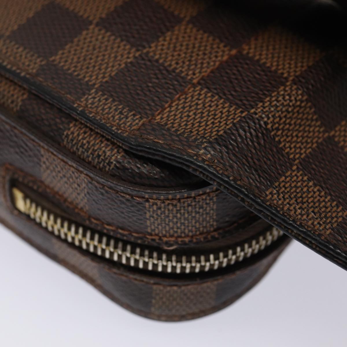 LOUIS VUITTON Damier Ebene Geronimos Shoulder Bag N51994 LV Auth 83855