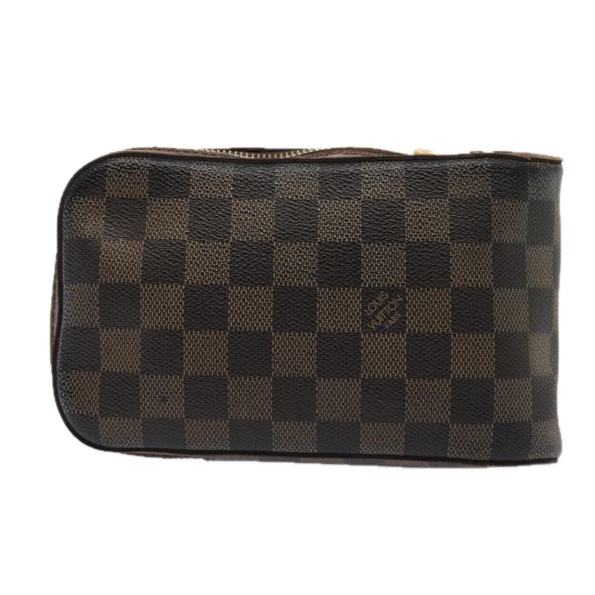 LOUIS VUITTON Damier Ebene Geronimos Shoulder Bag N51994 LV Auth 83855