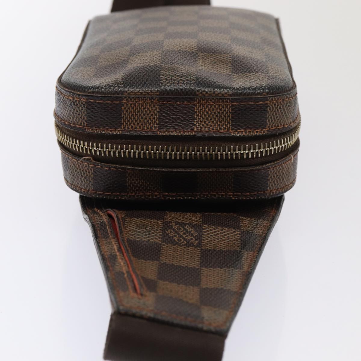 LOUIS VUITTON Damier Ebene Geronimos Shoulder Bag N51994 LV Auth 83855