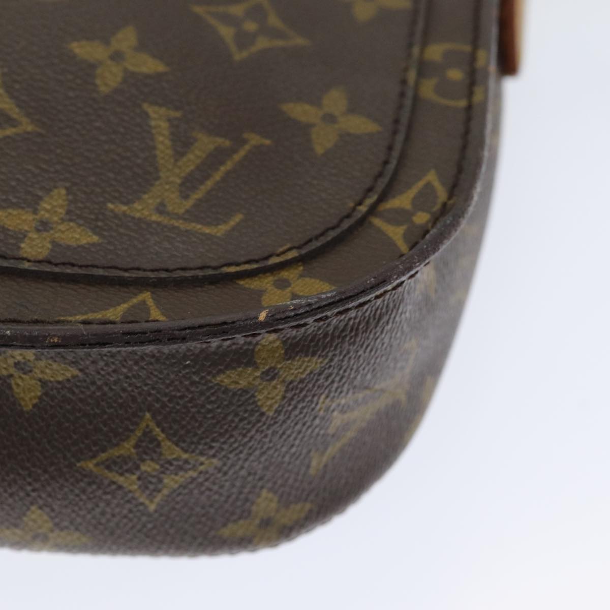 LOUIS VUITTON Monogram Saint Cloud GM Shoulder Bag M51242 LV Auth 83860