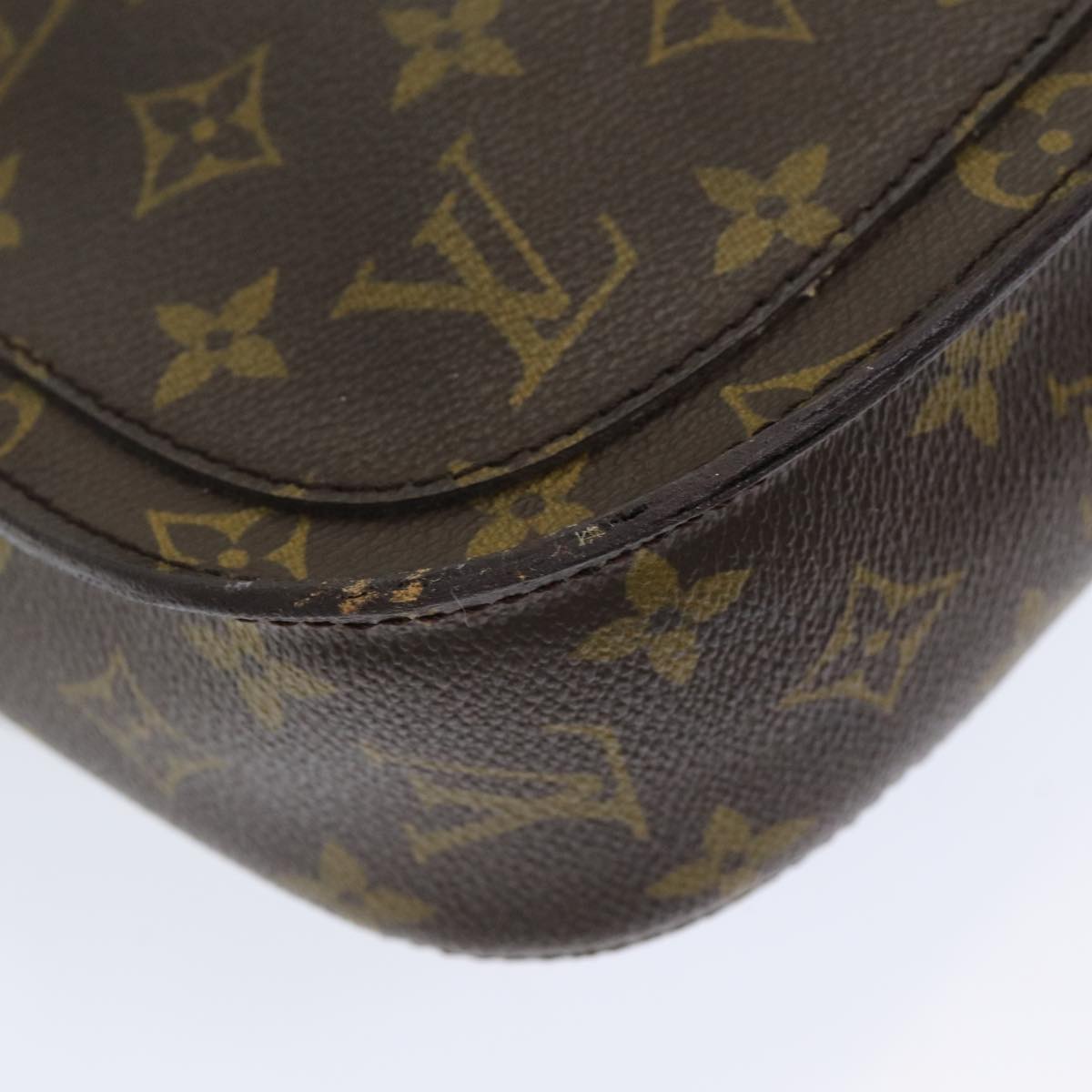 LOUIS VUITTON Monogram Saint Cloud GM Shoulder Bag M51242 LV Auth 83860