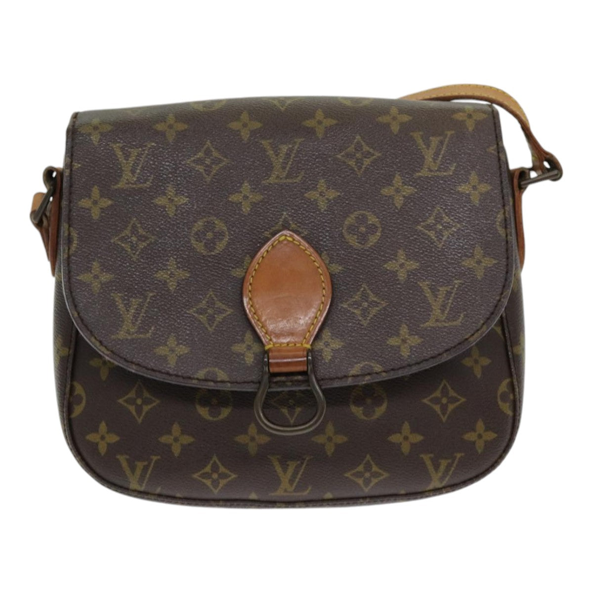 LOUIS VUITTON Monogram Saint Cloud GM Shoulder Bag M51242 LV Auth 83860