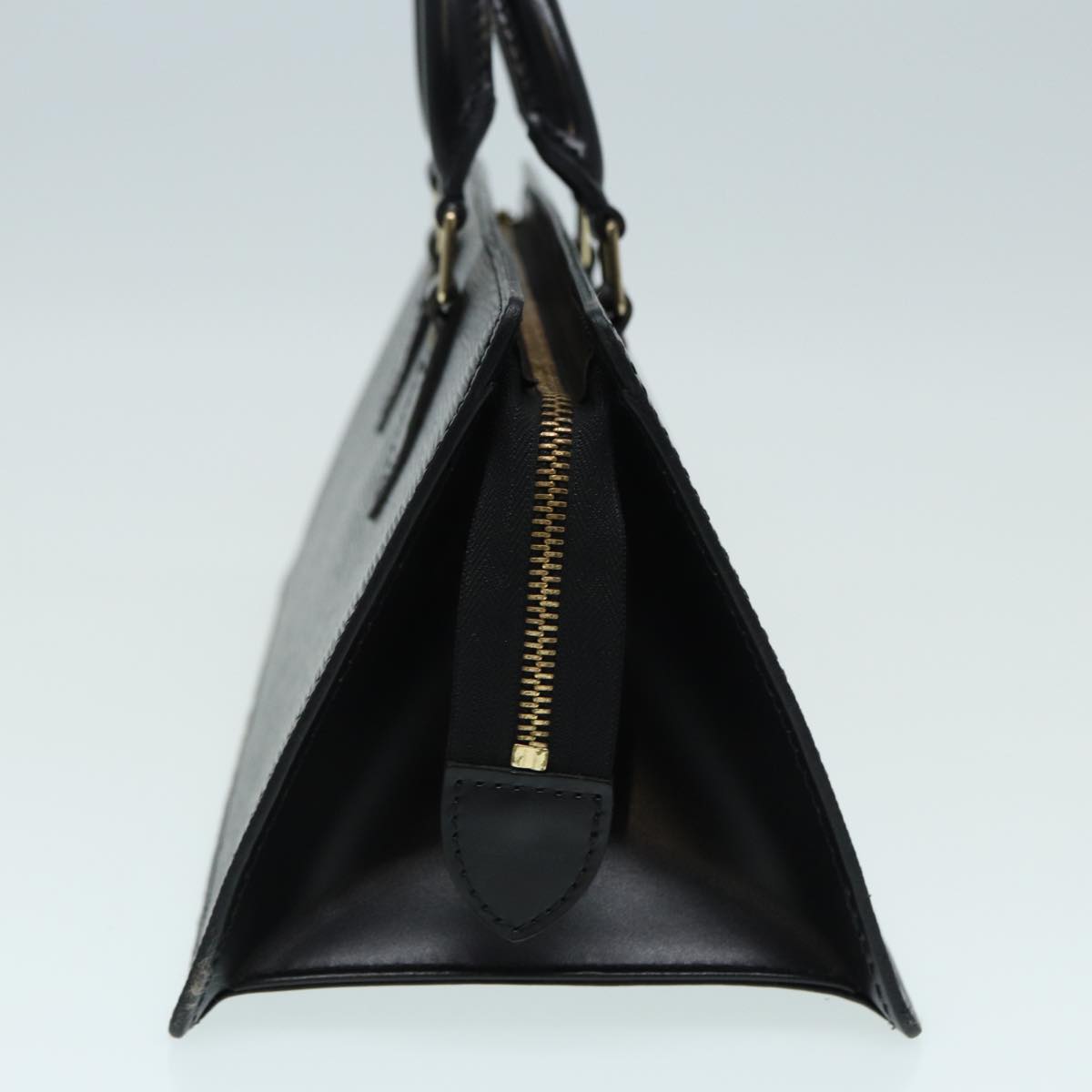 LOUIS VUITTON Epi Sac Triangle Hand Bag Black M52092 LV Auth 83871