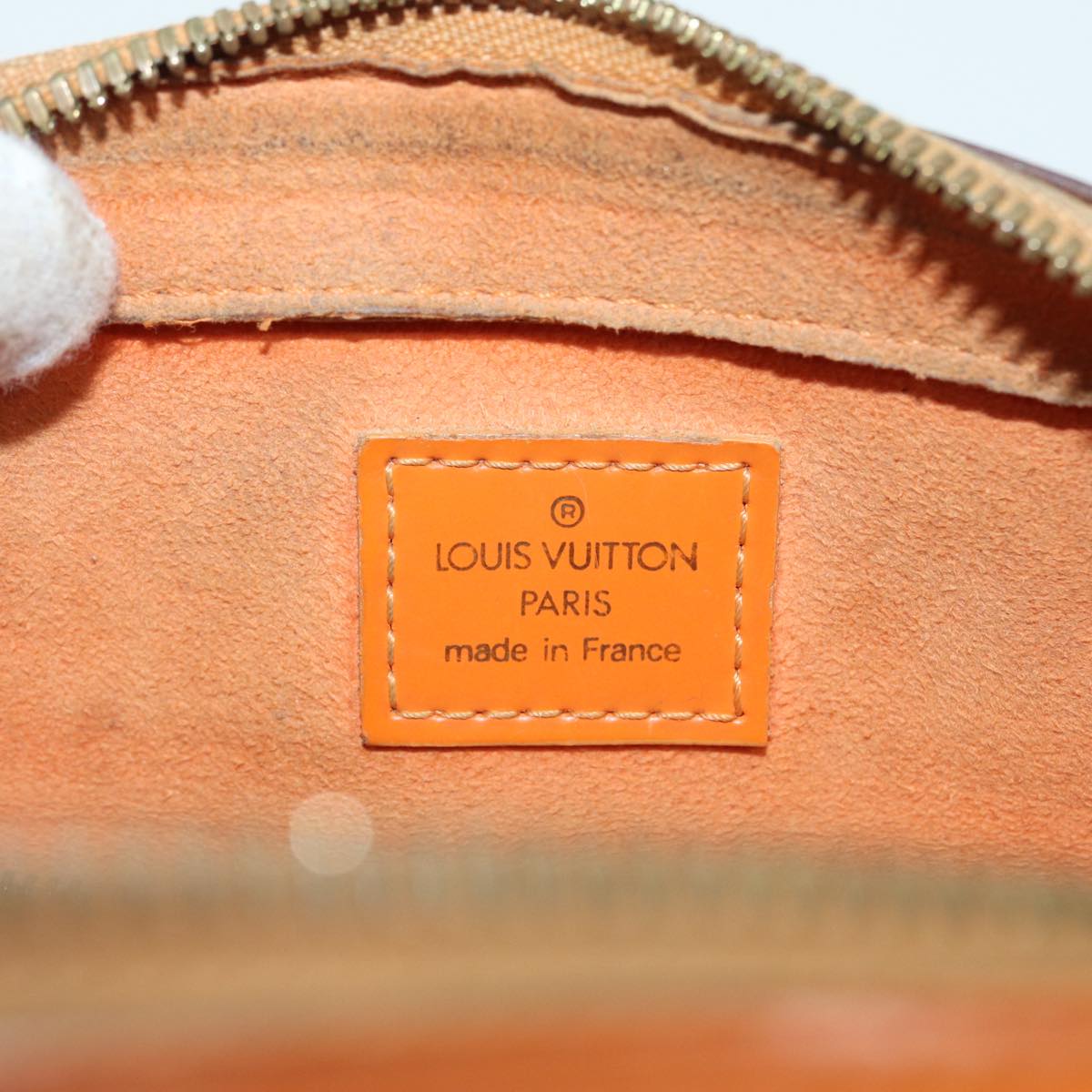 LOUIS VUITTON Epi Pont Neuf Hand Bag Orange Mandarin M5205H LV Auth 83876