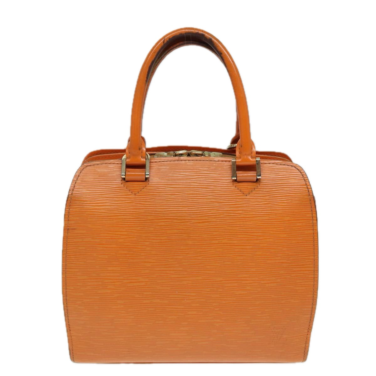 LOUIS VUITTON Epi Pont Neuf Hand Bag Orange Mandarin M5205H LV Auth 83876