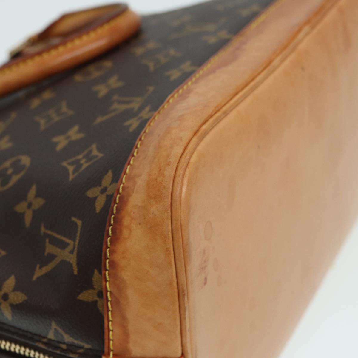 LOUIS VUITTON Monogram Alma Hand Bag M51130 LV Auth 83888