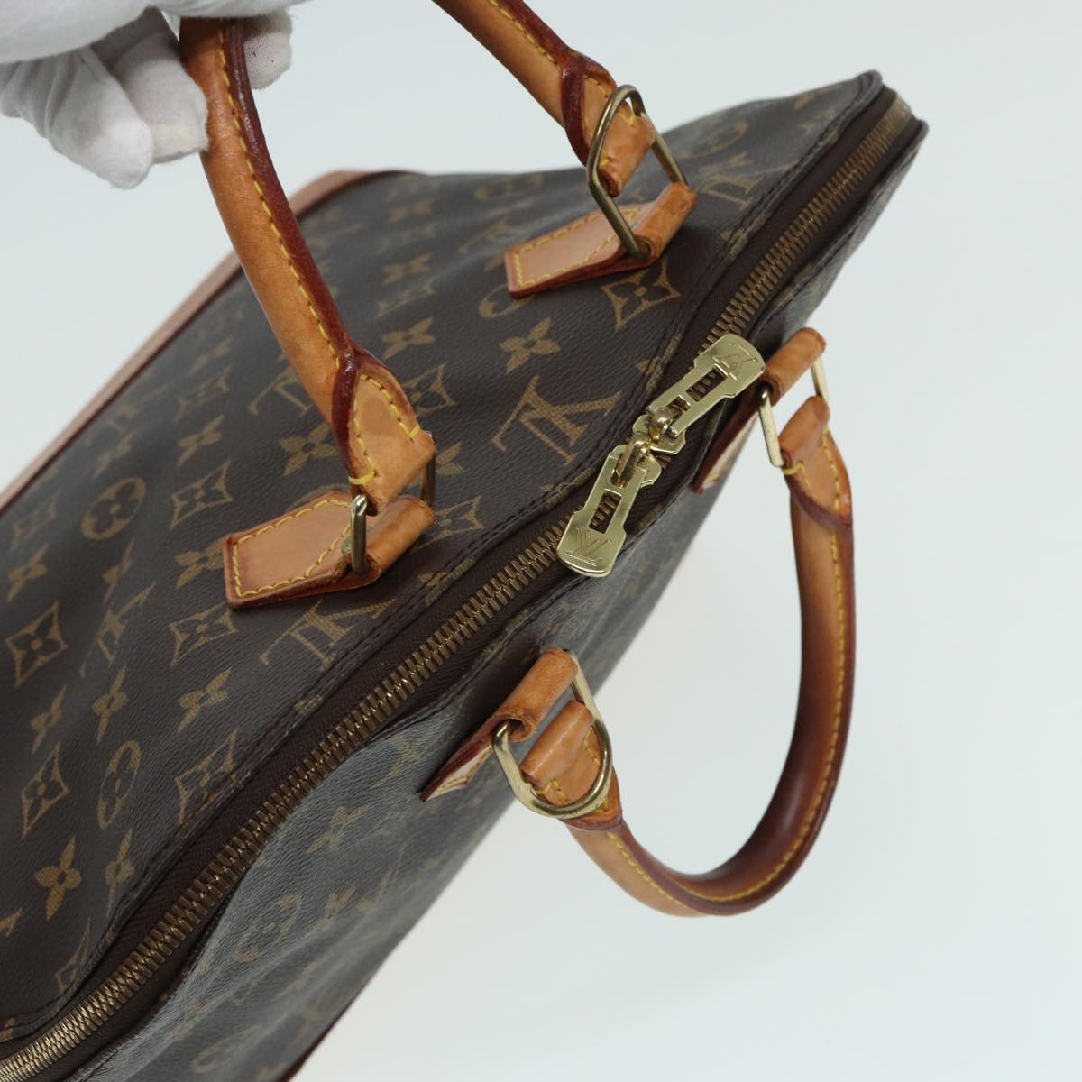 LOUIS VUITTON Monogram Alma Hand Bag M51130 LV Auth 83888